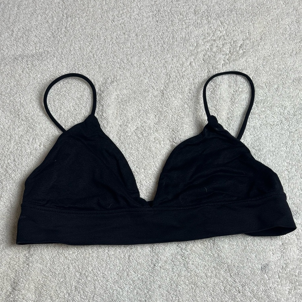 Me to We Black Triangle Bralette Intimates